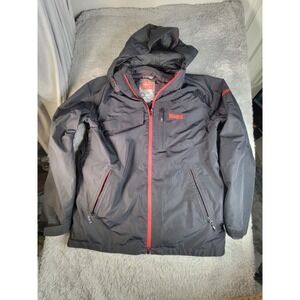 Marker Winter Men Black Ski Coat Jacket, Size Large